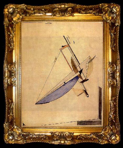 framed  El Lissitzky Composition  aa, ta009-2